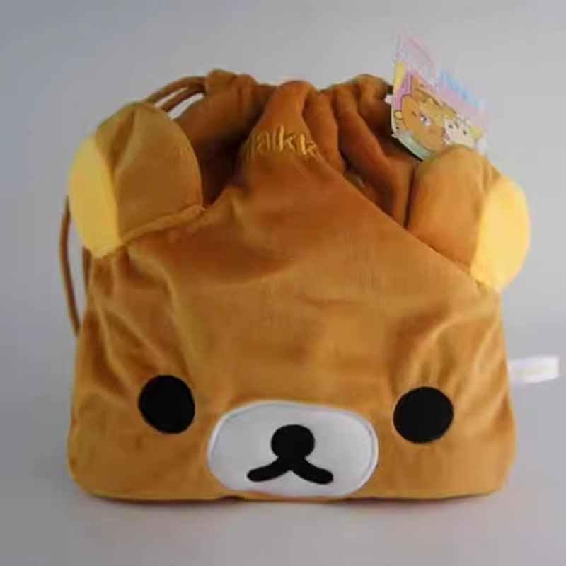 新しいかわいいリラックマコリラックマキイロイトリキッズ女性ぬいぐるみぬいぐるみ巾着バッグ子供のための