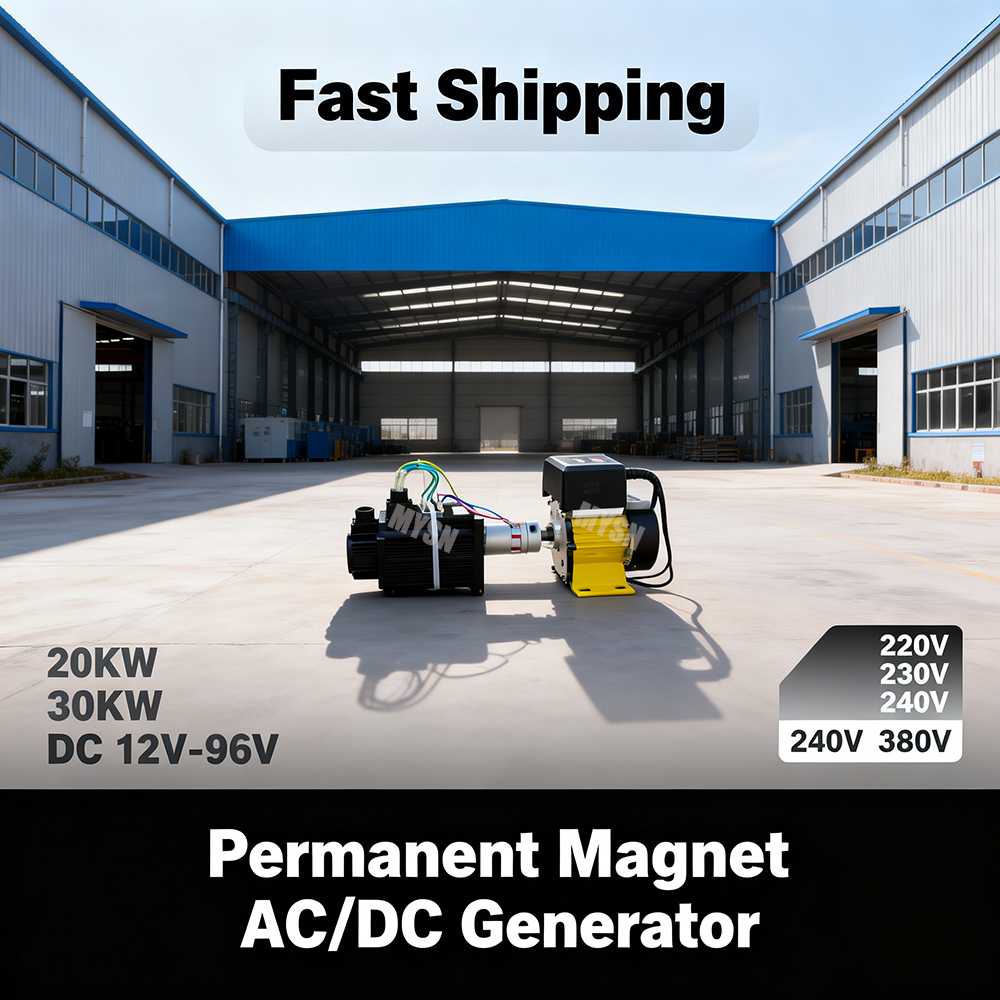 フリーエネルギー 20KW 30KW 3-in-1 永久磁石発電機 220V 380V 低 RPM オルタネーター DC 出力 DIY 用可変速モーター付き