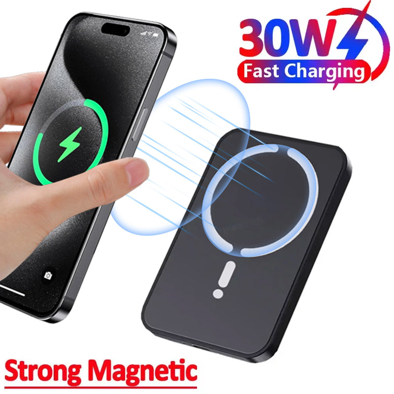 30 ワット車の磁気ワイヤレス充電器エアベント GPS 電話ホルダースタンド Magsafe iPhone 17 16 15 14 13 12 プロマックス高速充電