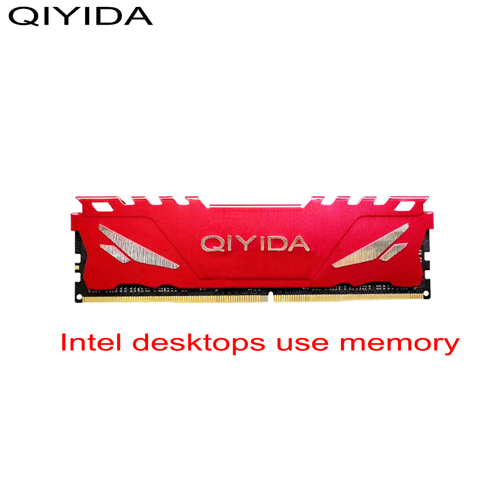 Qiyida DDR4 デスクトップメモリ​​ RAM 8GB PC4 2133MHz または 2400MHz 2666MHz 3200MHz ヒートシンク付きデスクトップ 8G RAM