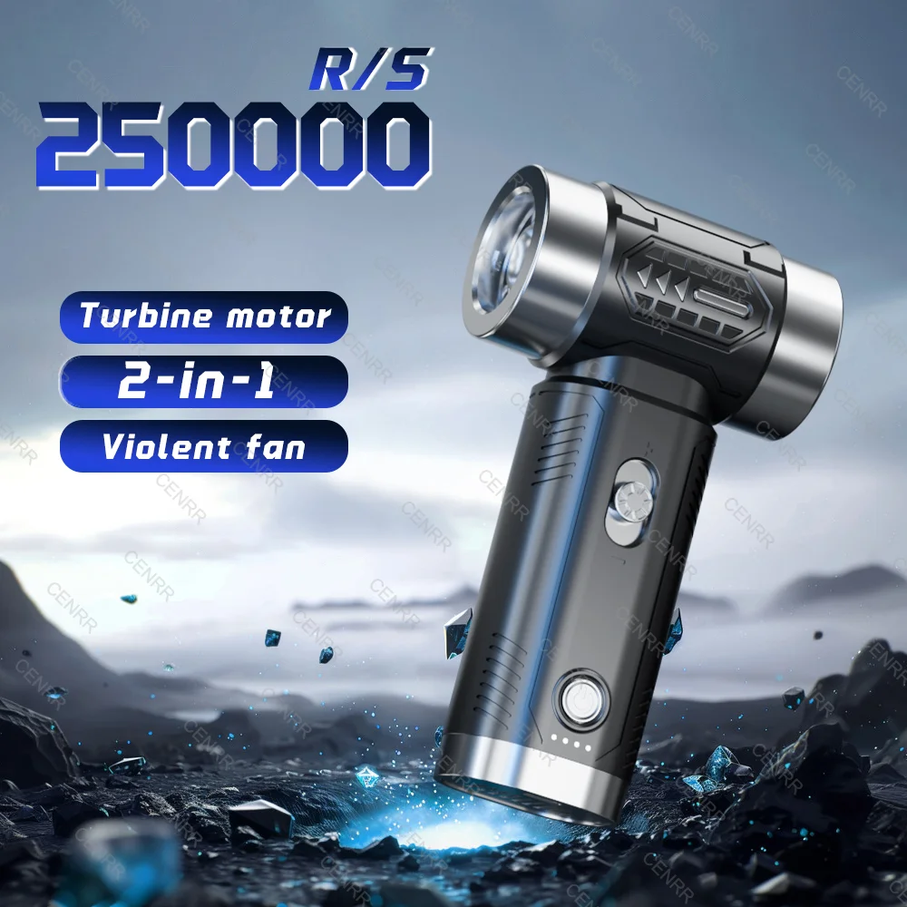 ターボジェットブロワー強力な送風機ブラシレスモーターターボファン風速ポータブルダストブロワー電気ドライヤー車の掃除機