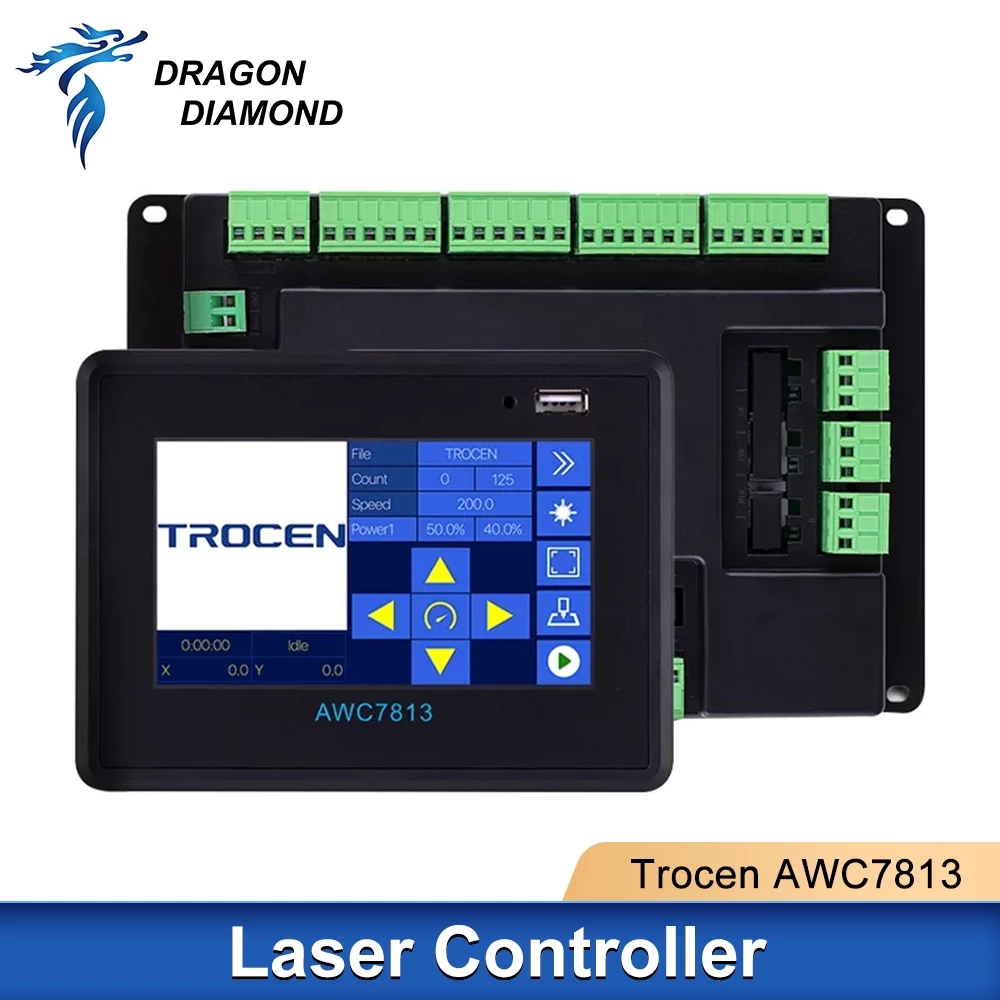 オリジナル Trocen AWC7813 Co2 レーザーコントローラ DSP システム交換 AWC708 用 AWC708s/AWC708c Lite/AWC708c plus/RD6442G/RD6445G