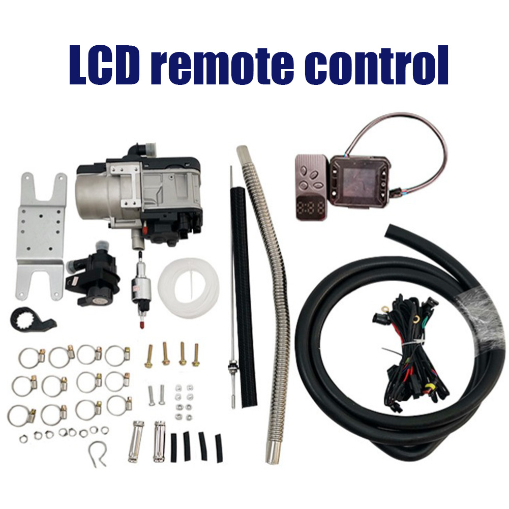 12V 5KW パーキングヒーター燃料空気温風ディーゼル車ユニバーサルヒーターエンジンをウォームアップディーゼルデュアルモードリモコン