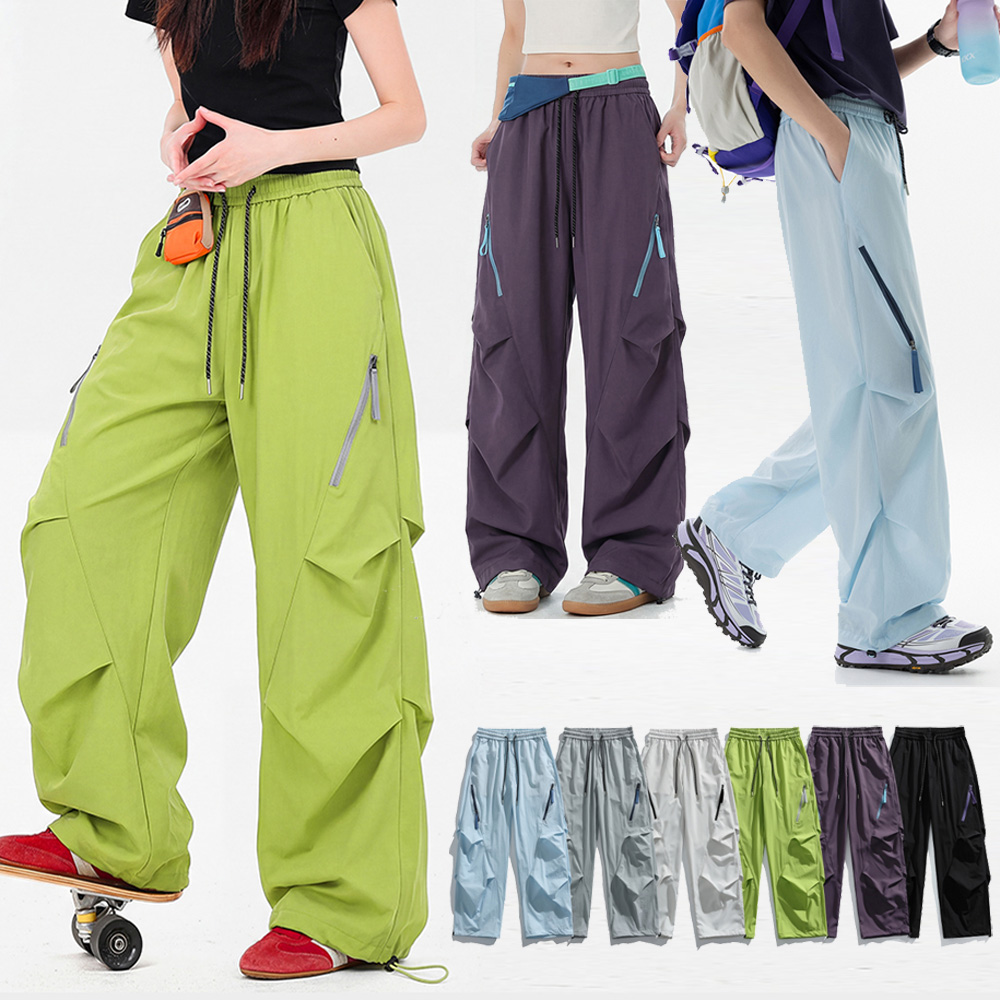 Plus Size 8XL 7XL Summer Lightweight Outdoor Waterproof Quick Dry Sport Pant Men Women Loose Casual Techwear Track Cargo Pant