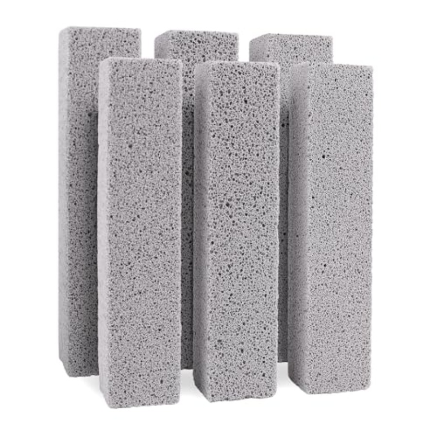 ZUFECY 軽石 6個入り ホームクリーニング、便器の掃除、シンクやタイルに傷をつけず、キッチン、バスルームのグリースに最適