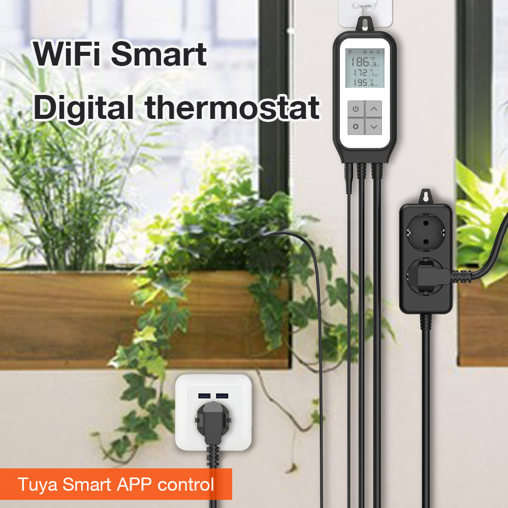 Tuya WIFI サーモスタットレギュレータデジタル温度コントローラ加熱冷却制御サーモレギュレータスマートライフリモコン