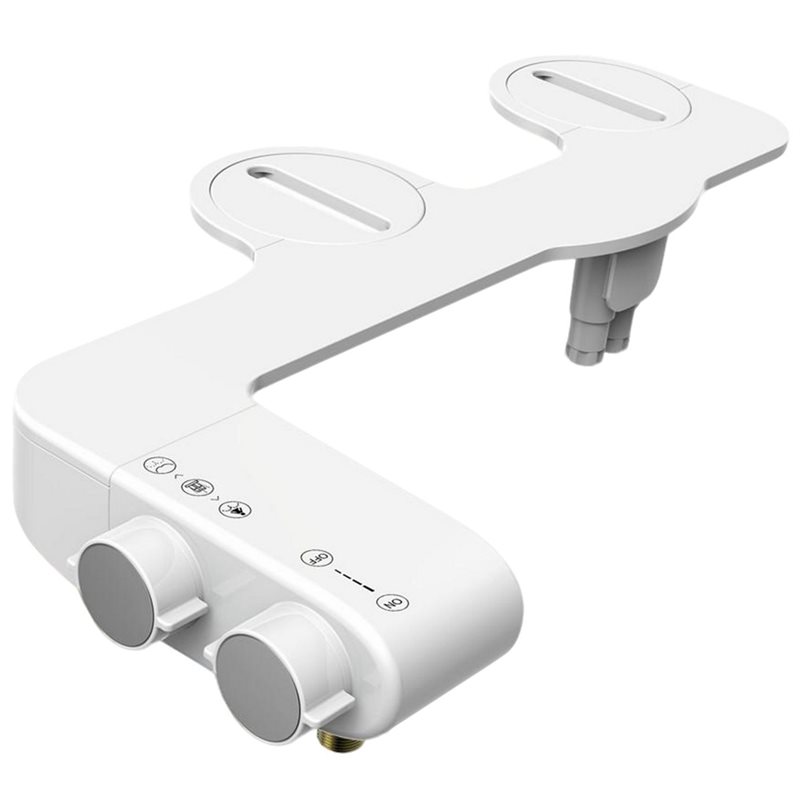 ABAE-メカニカル機能非電気ビデ便座アタッチメントデュアルノズル女性洗浄水圧調整
