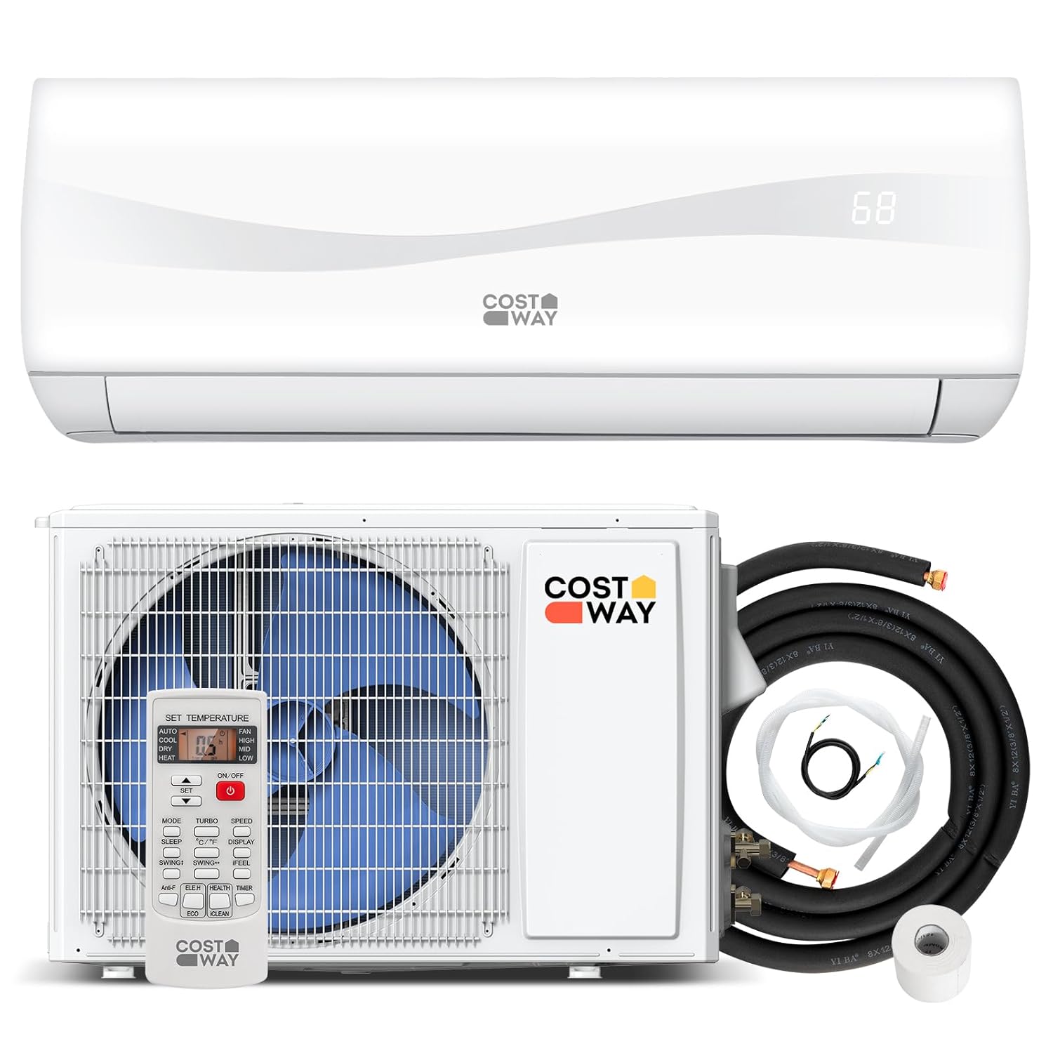 12000BTU ミニスプリットエアコン