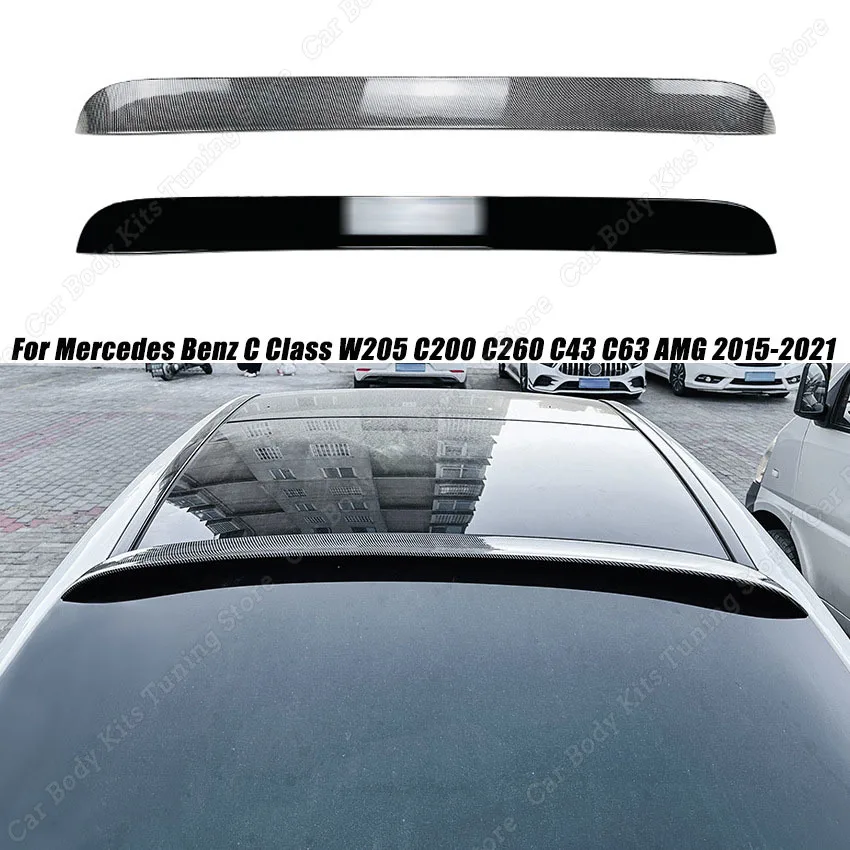 メルセデスベンツ C クラス W205 C200 C260 C43 C63 AMG 2015 2016 2017 2018 2019 2020 2021 リアウィンドウルーフスポイラーボディキットチューニング