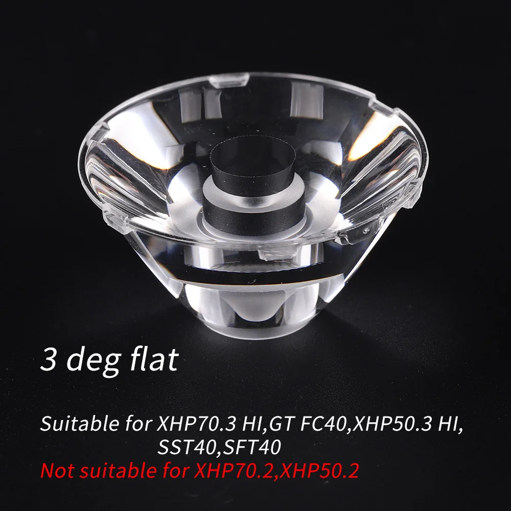 XHP70.2 XHP70.3 HI、GT FC40用TIRレンズ、直径35mm、高さ17.8mm