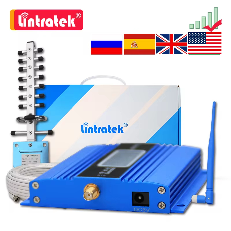 携帯電話アンプ GSM 2G 900 3G UMTS 2100 4G LTE 1800MHZ DCS 信号ブースター携帯電話アンテナ 10 メートルケーブルリピータ
