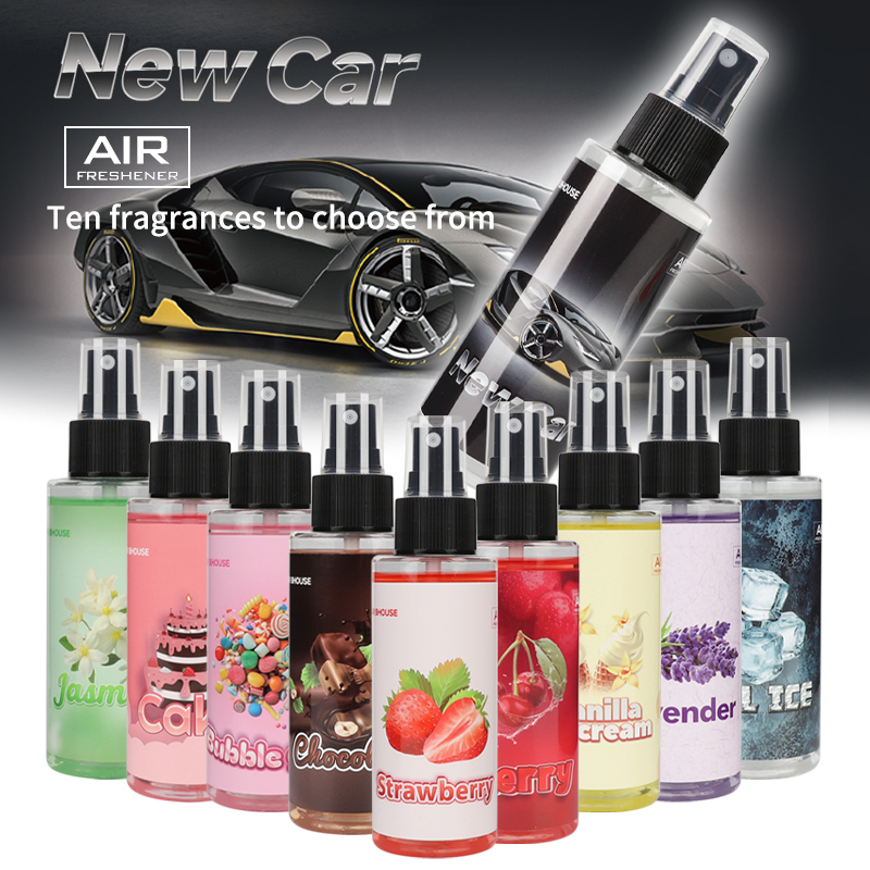カーフレーバーカー芳香剤香水ストロベリー/アイスフレーバー長期持続自動車アロマセラピー車内消臭用品
