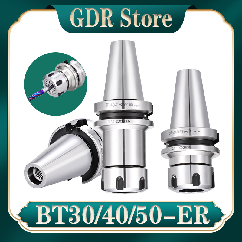 GDR BT ER ツールホルダー BT30 ER25 BT40 ER25 BT40 ER32 BT50 ER11 ER16 ER20 ER25 ER32 ER40 ER ツールホルダーブラケットツール コレットチャック