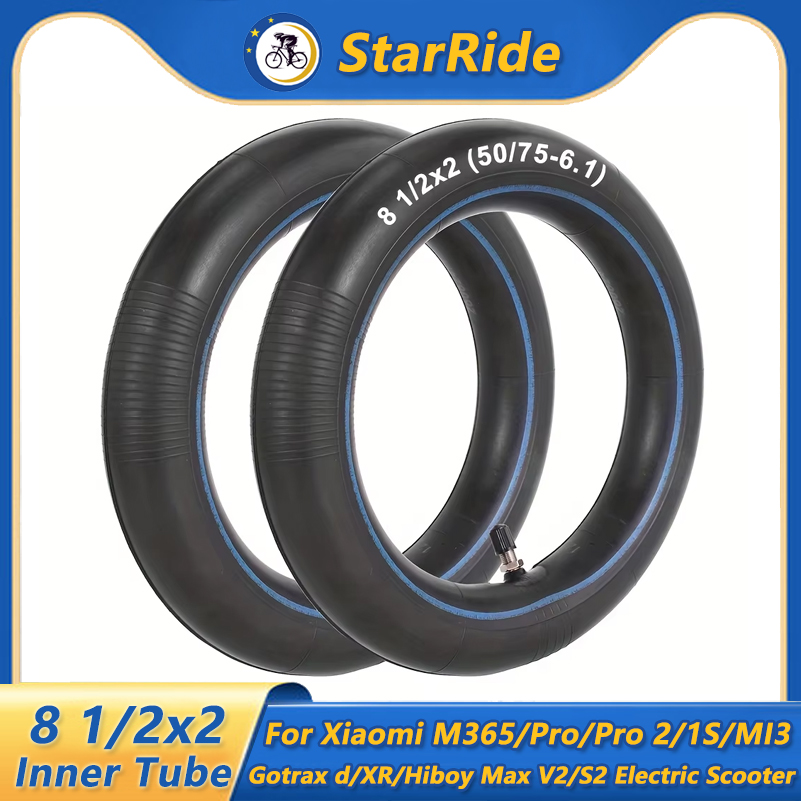 1/2 個 8 1/2x2 インナーチューブ Xiaomi M365 1S MI3 Lite Pro2 Gotrax Gxl V2 電動スクーター 50/75-6.1 8.5x2 インナーチューブ部品
