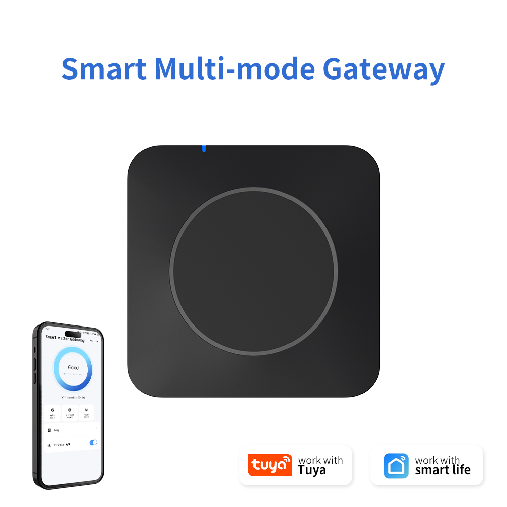 Tuya スマート マター ゲートウェイ Zigbee BLE 5.0 ブリッジ 2.4G/5G WiFi スマート ホーム ワイヤレス コントロール ハブ Alexa によるスマート ライフ モニタリング