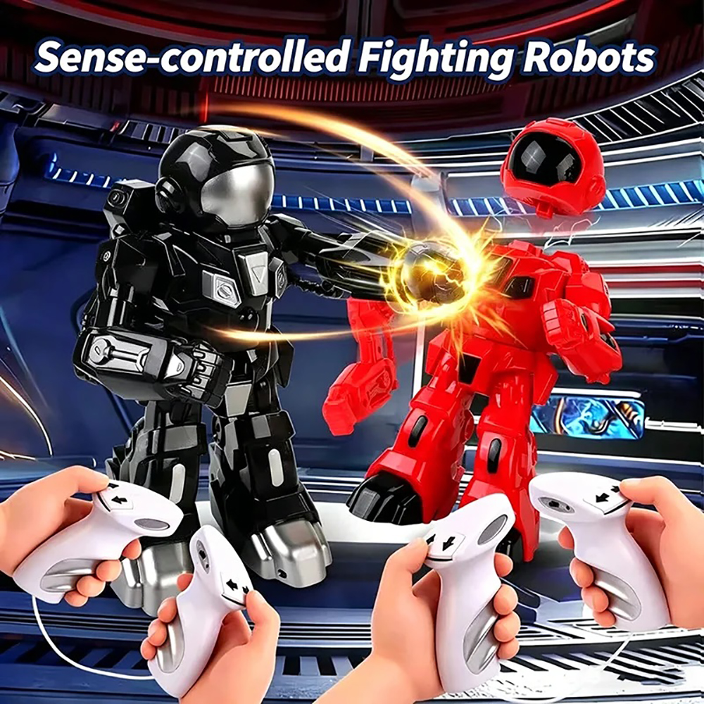 バトル RC ロボットソマティックリモコン戦闘ロボット 2.4 グラム身体感覚ボクシングロボットおもちゃキッズギフトミニスマートロボットバトルおもちゃ