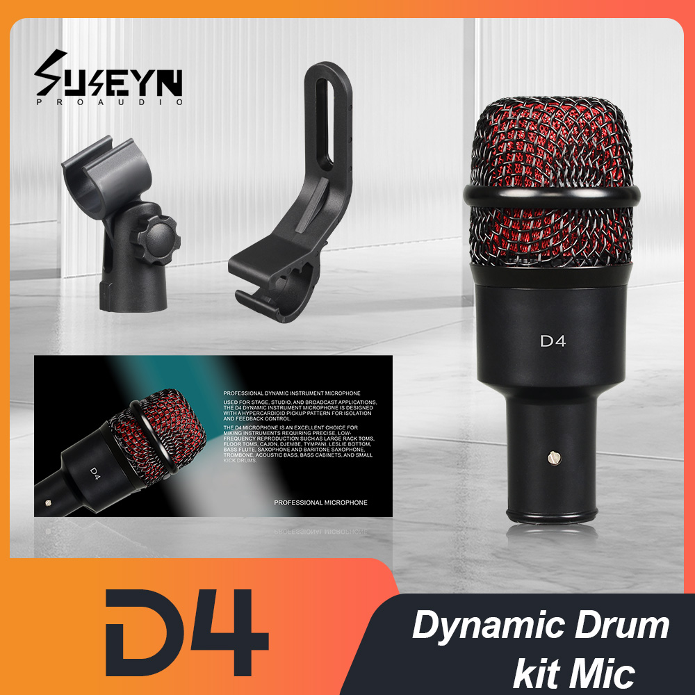 D4 ドラムマイク 楽器 キックドラム スネア