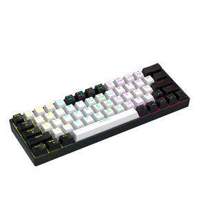 人気商品 63キー有線マウス・キーボードセット バックライト付き 多機能カラーキー OEM対応 ゲーミングキーボード