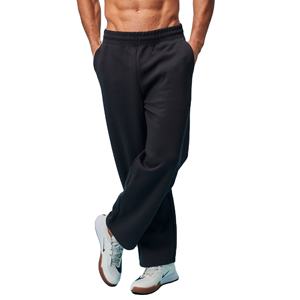 Custom Men's Heavyweight Sweatpants, Loose-Fit Split-Leg Sweatpants, Men's Jogging Pants