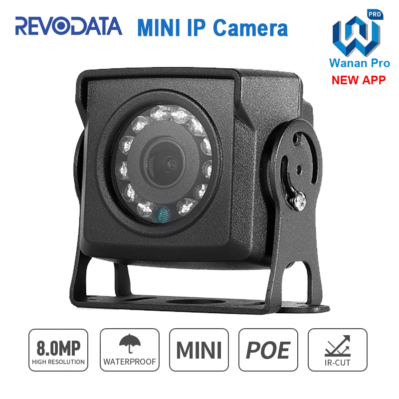Revotech 4k 8MP Mini Outdoor Waterproof UltraHD 5MP Security Camera POE IP Camera Night Vision Motion Detection Smart PC App