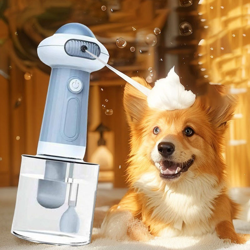 ペットシャワージェル泡立て器バブルマシン犬と泡立て器グルーミング泡立て器猫深いクリーニングバスシャンプー泡噴霧器ペットサプライヤー