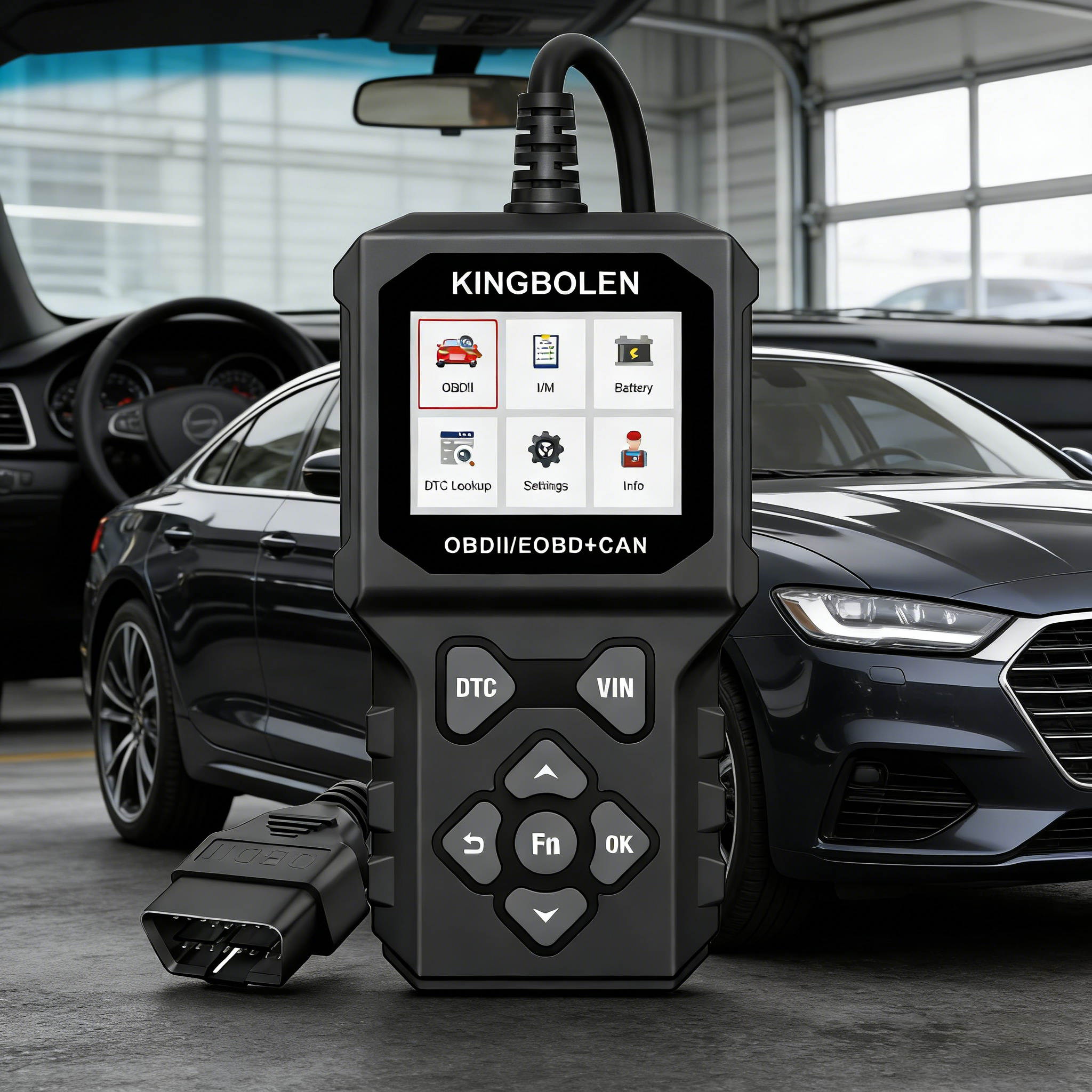 2026 NEW KINGBOLEN YA300 OBDII スキャンツール 車用コードリーダー
