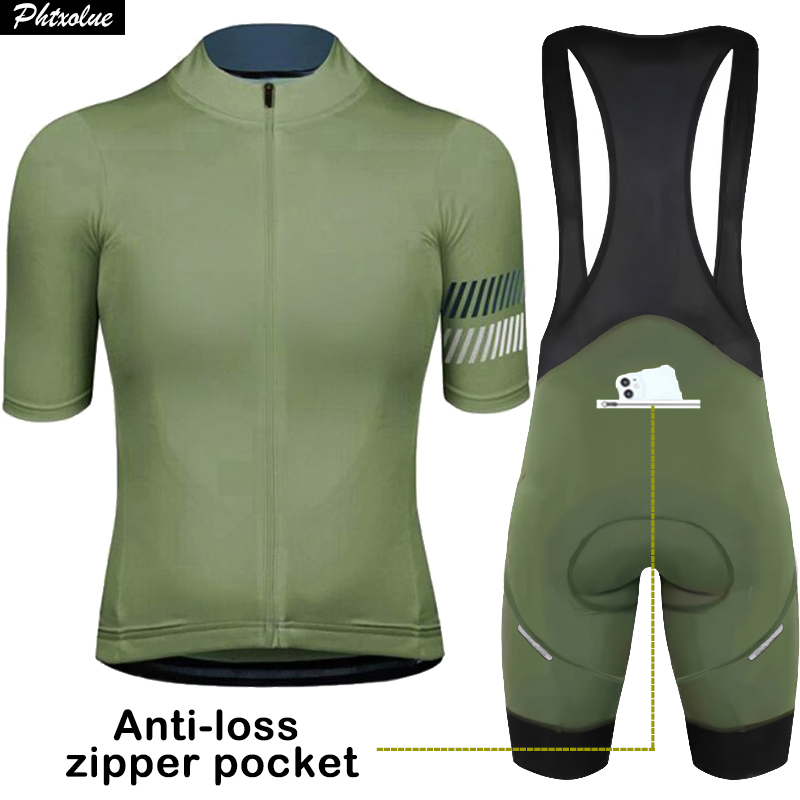Phtxolue サイクリングジャージセット男性抗損失ジッパー女性サイクリングセット服プロバイク服抗 UV MTB 自転車ウェアスーツキット