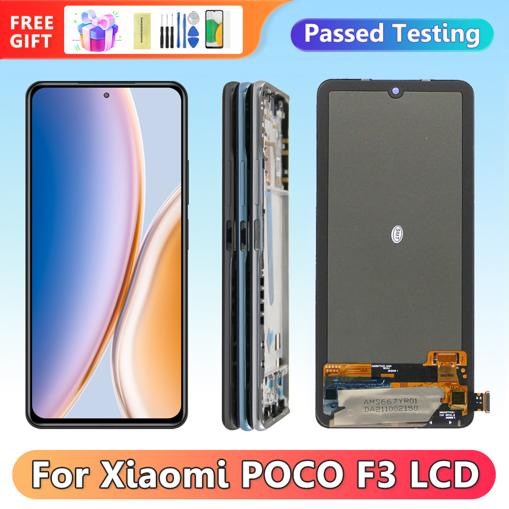 6.67インチ スーパー AMOLED Poco F3 M2012K11AG Lcd ディスプレイ デジタル タッチ スクリーン フレームアセンブリ付き Xiaomi Poco F3 交換用
