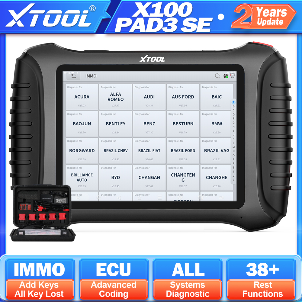 XTOOL X100PAD3 SE IMMO キープログラマー X100PAD エリート自動 AlI システム診断プログラミングツールサポートすべてのキー紛失追加キー