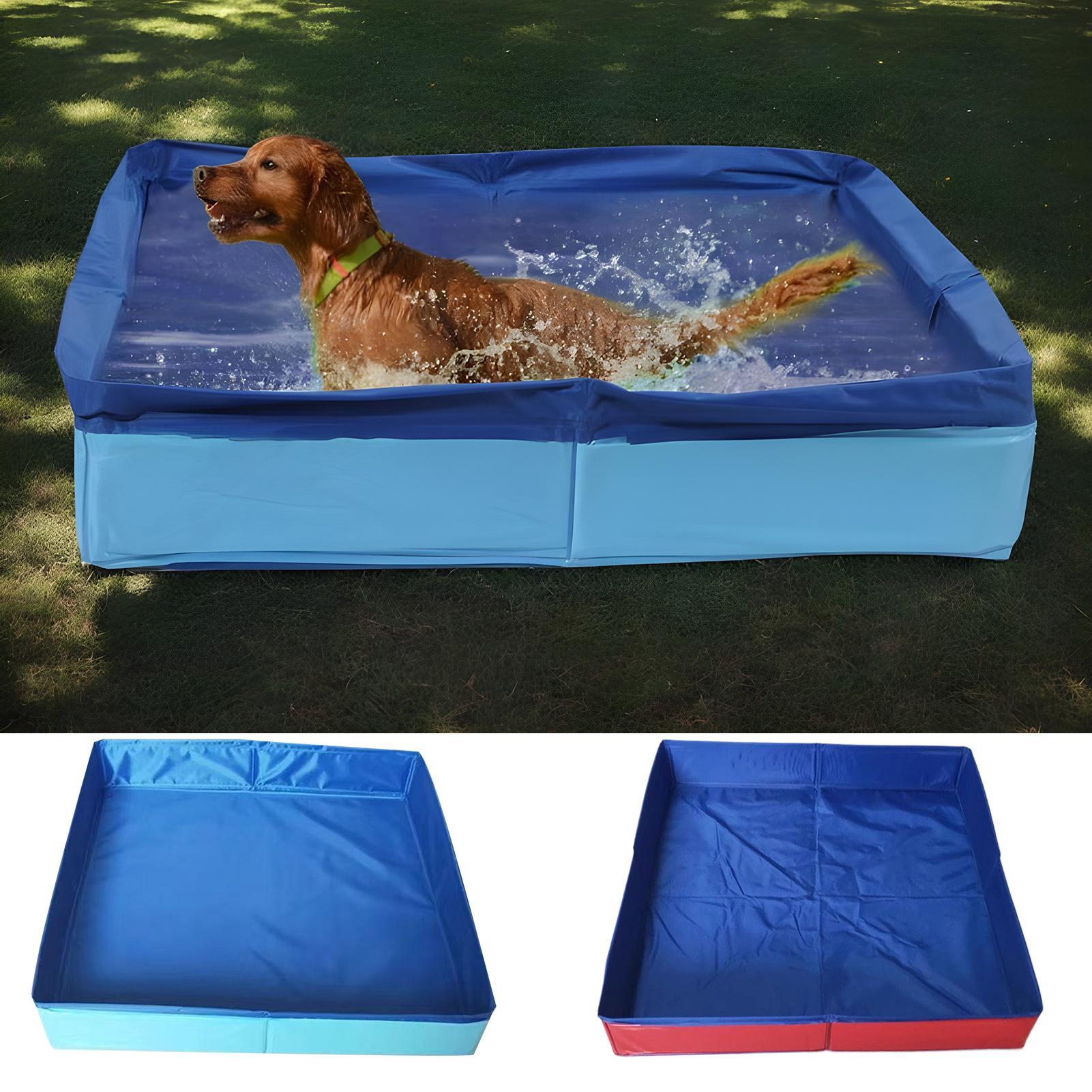 PVC 折りたたみペットスイミングプール犬猫キディ水遊びプールペット子犬浴槽夏の屋外裏庭水楽しいおもちゃ