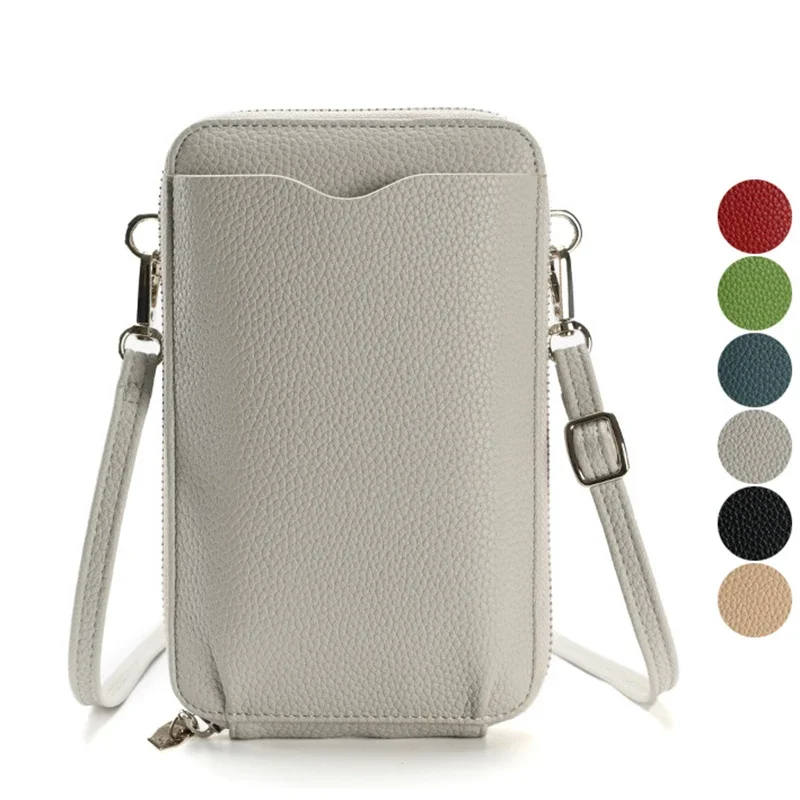 新しい女性のハンドバッグファッション Pu レザークロスボディバッグ女性のための多機能大容量ショルダーバッグ携帯電話財布
