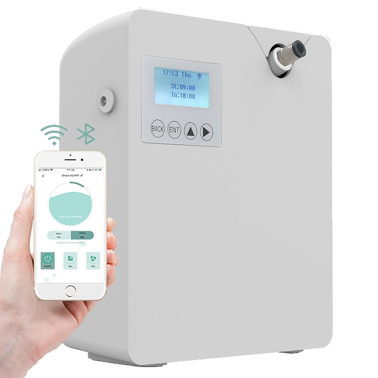 Bluetooth スマートアロマディフューザーホテル芳香剤風味ディフューザーカバレッジ 300m3 電気匂い家庭用匂いディストリビューター