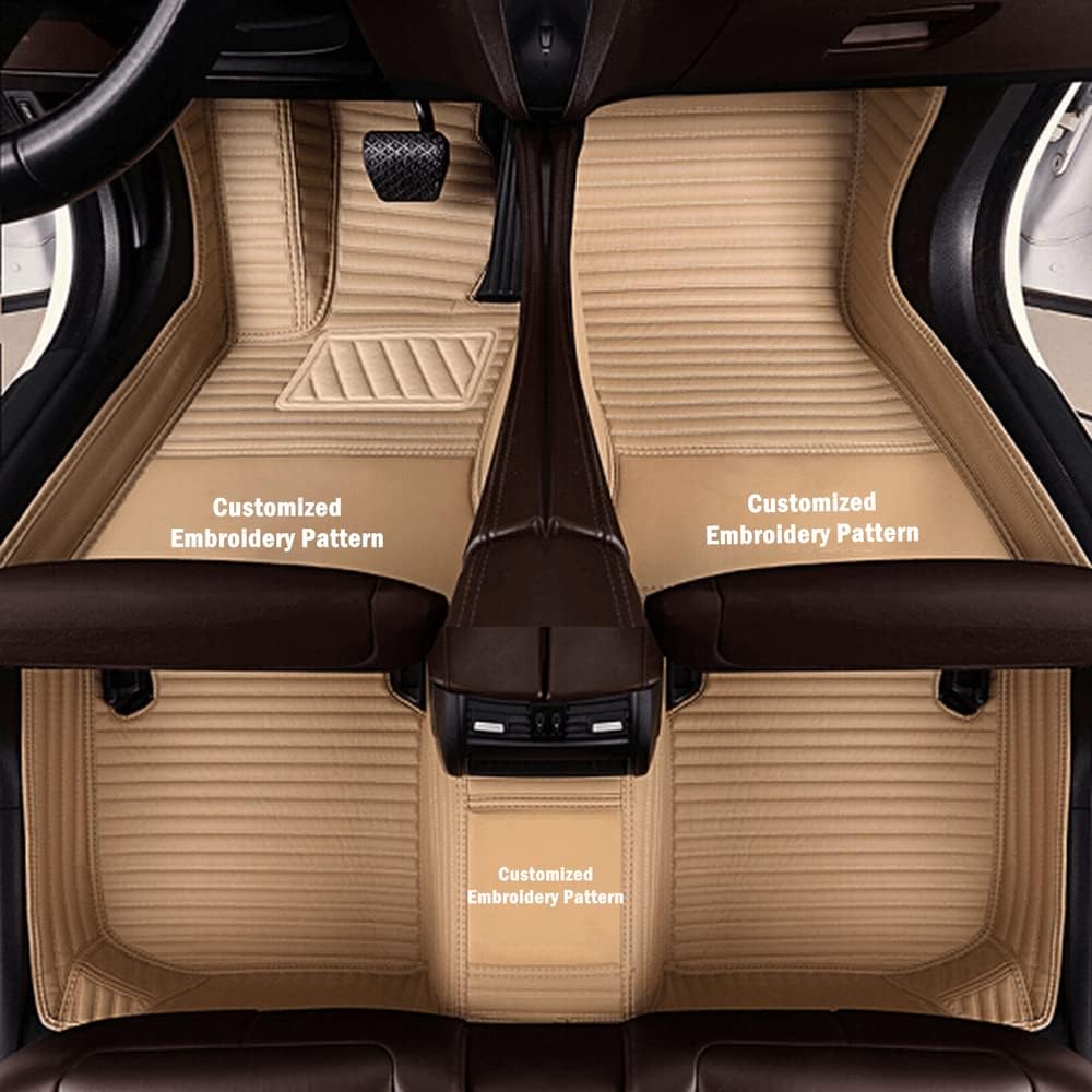 カスタム車のフロアマット BMW 5er F10 G30 F90 520-550 2011-2023 自動車カーペット Foot Coche