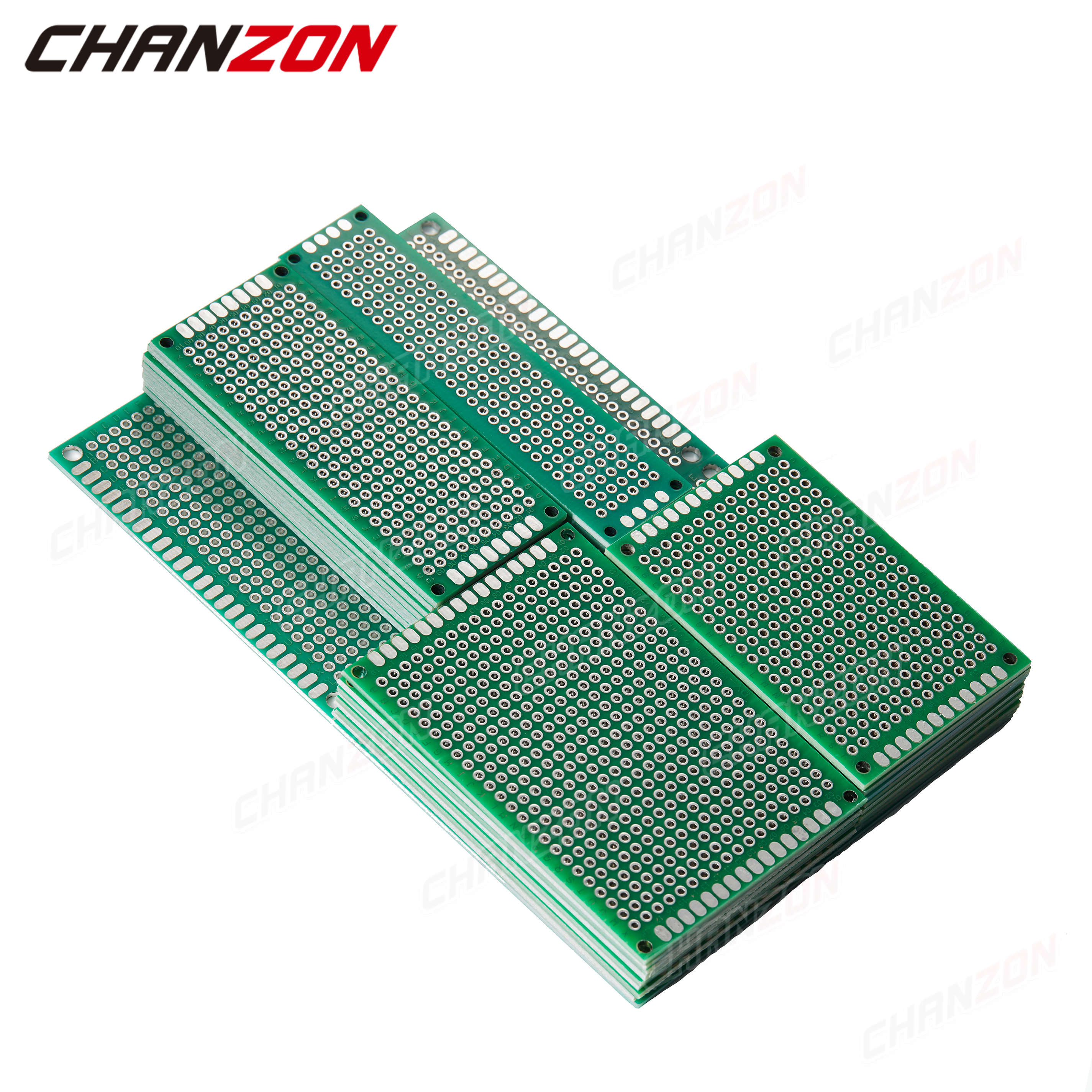 34 個 (2X8 3X7 4X6 5X7 7x9 センチメートル) 両面プリントプロトタイプ回路 PCB ボード錫メッキキット FR4 ユニバーサルパーフボード DIY 用