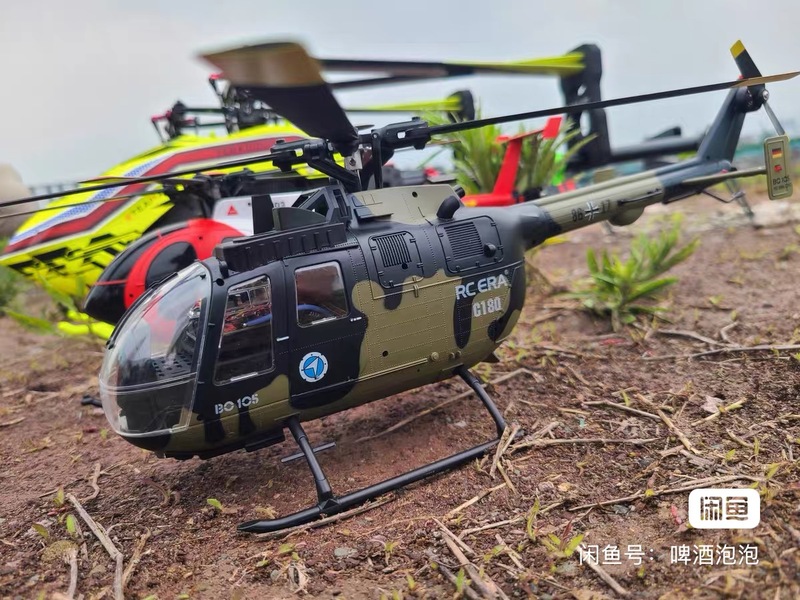 RC ERA Rc ヘリコプター C180 6 チャンネル Bo105 1 25 スケールスマートポジショニングリモコンモデル大人の屋外飛行趣味