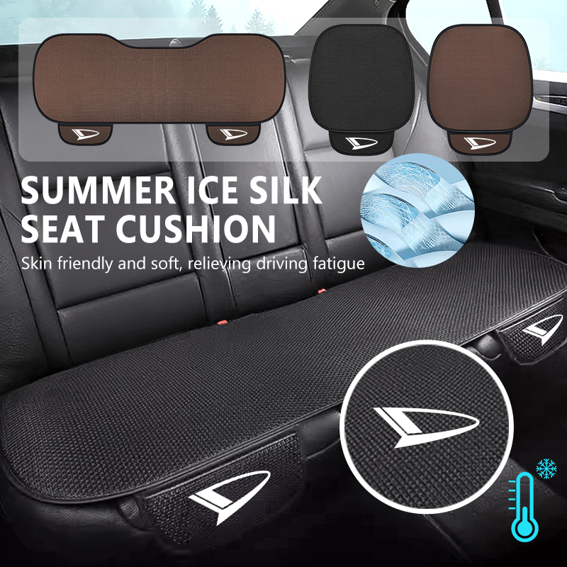 通気性冷却夏カーシートカバーマット電話収納ダイハツルクシオテリオス Sirion ミラマテリアロッキームーブテリオス YRV