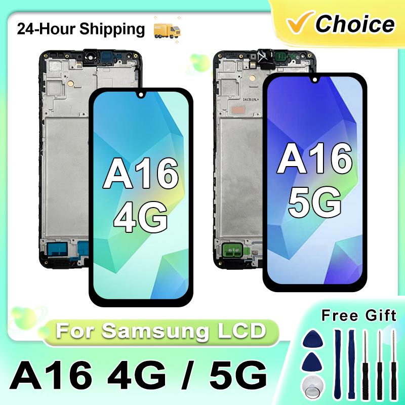 OLED サムスンギャラクシー A16 4 グラム A165F A165M 液晶ディスプレイタッチスクリーンサムスン A16 5 グラム A166B A166P A166E 液晶ディスプレイデジタイザ