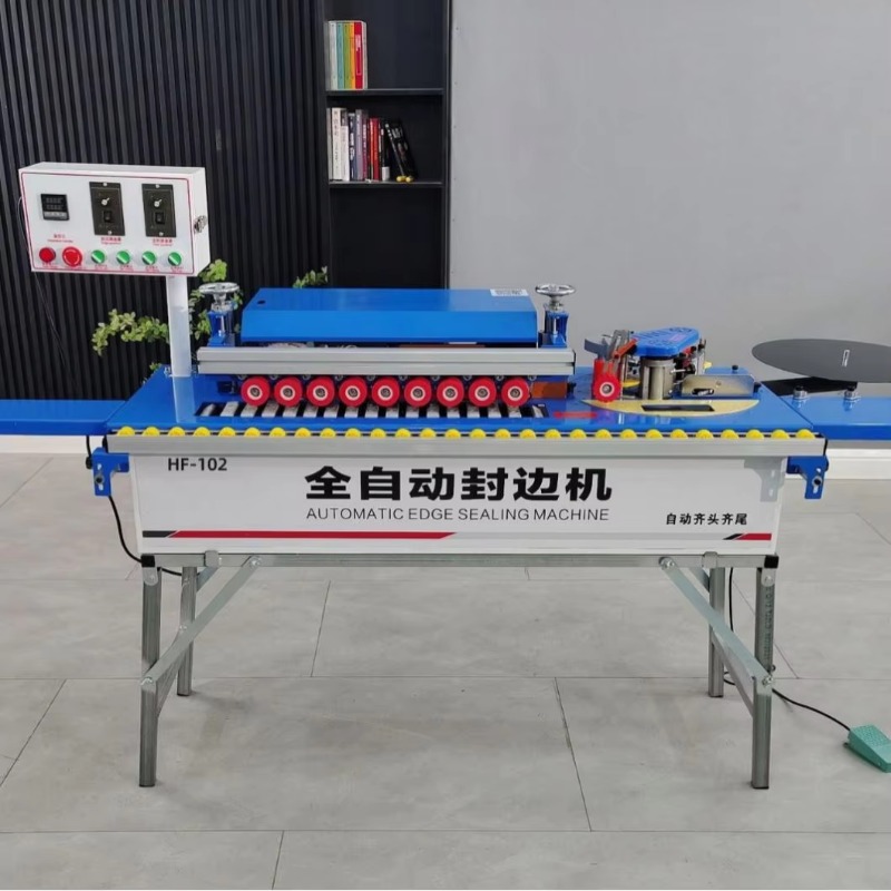自動リニアエッジバンディングマシン木工家具PVC機械ミニエッジバンディング自動木材手動エッジバンディング