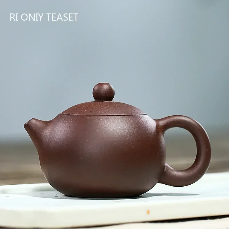 100 ミリリットル宜興ブティック紫粘土ティーポットボール型注入器 Xishi ティーポット美容ケトルカスタマイズ Zisha ティーセット本物