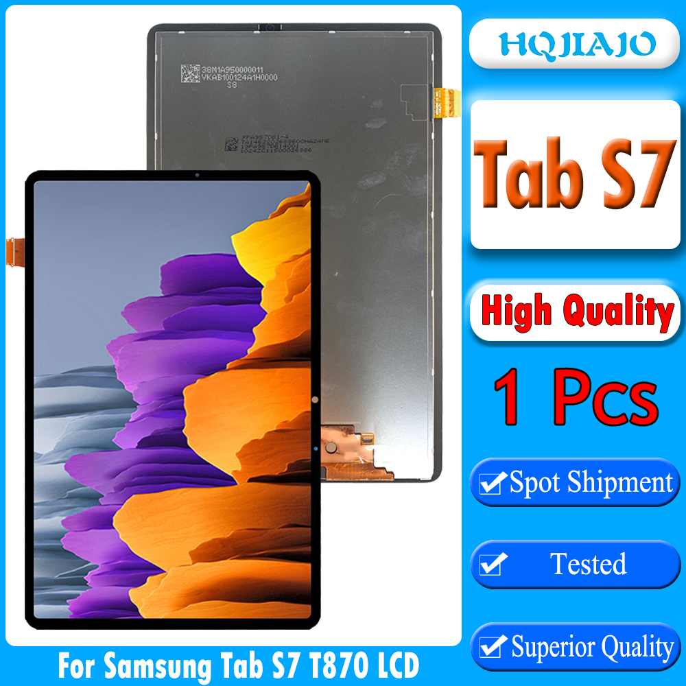 11 "高品質サムスンタブ S7 SM-T870 SM-T875 SM-T876B T870 液晶ディスプレイタッチスクリーンサムスンタブ S7 液晶交換