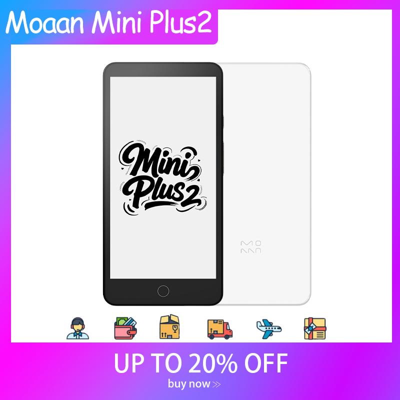 新しい Moaan Mini Plus2 5.84 インチ E インク電子ブック Ereader 電子ブックリーダー 300PPI スクリーンタブレット Android 14 スマートフォン電子ブック