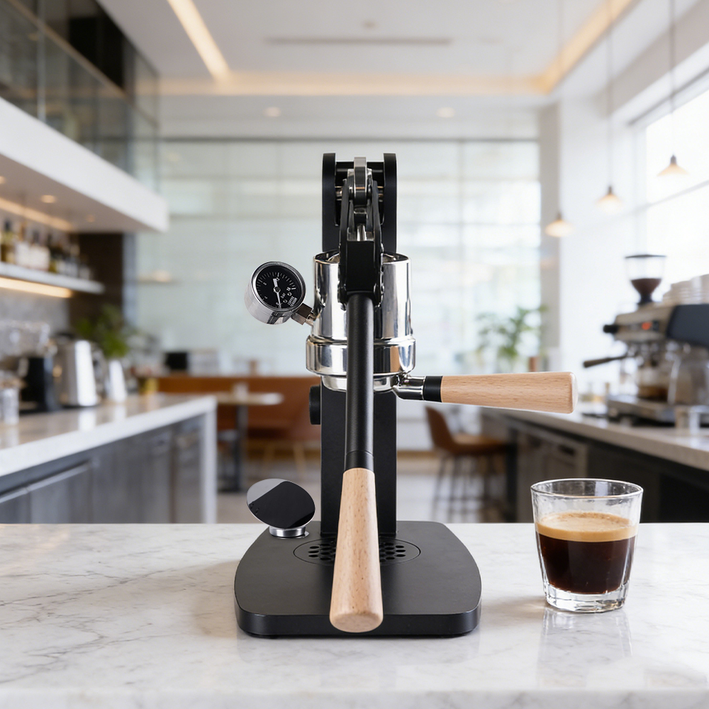 80ml Cavity Portable Hand Press Coffee Machine Handheld Espresso Maker Office Home Travel Use With Planetary Reduction Gear
