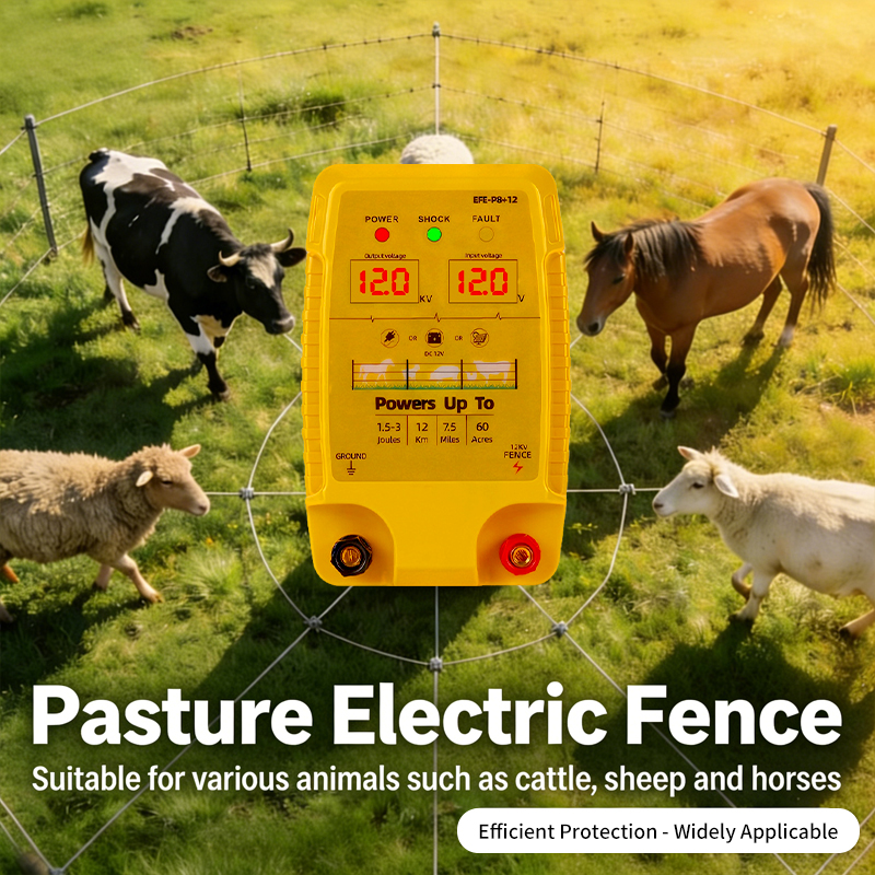 5 キロ 2J パルス電子フェンスエナジャイザー 2A 12 ボルト保護牧草地動物牛羊家畜羊飼いと警報装置