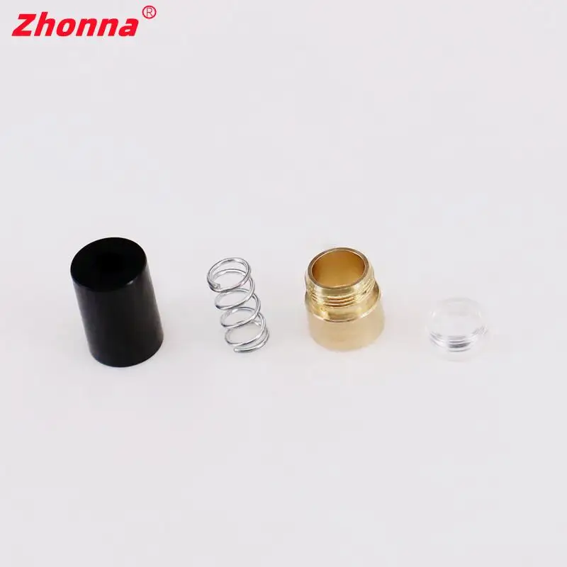 5.6mm レーザーダイオードハウジング 6X12mm 金属付きシェルスプリング 200nm-1100nm コリメートレンズ DIY LD モジュール用真鍮ケース素材 1 個