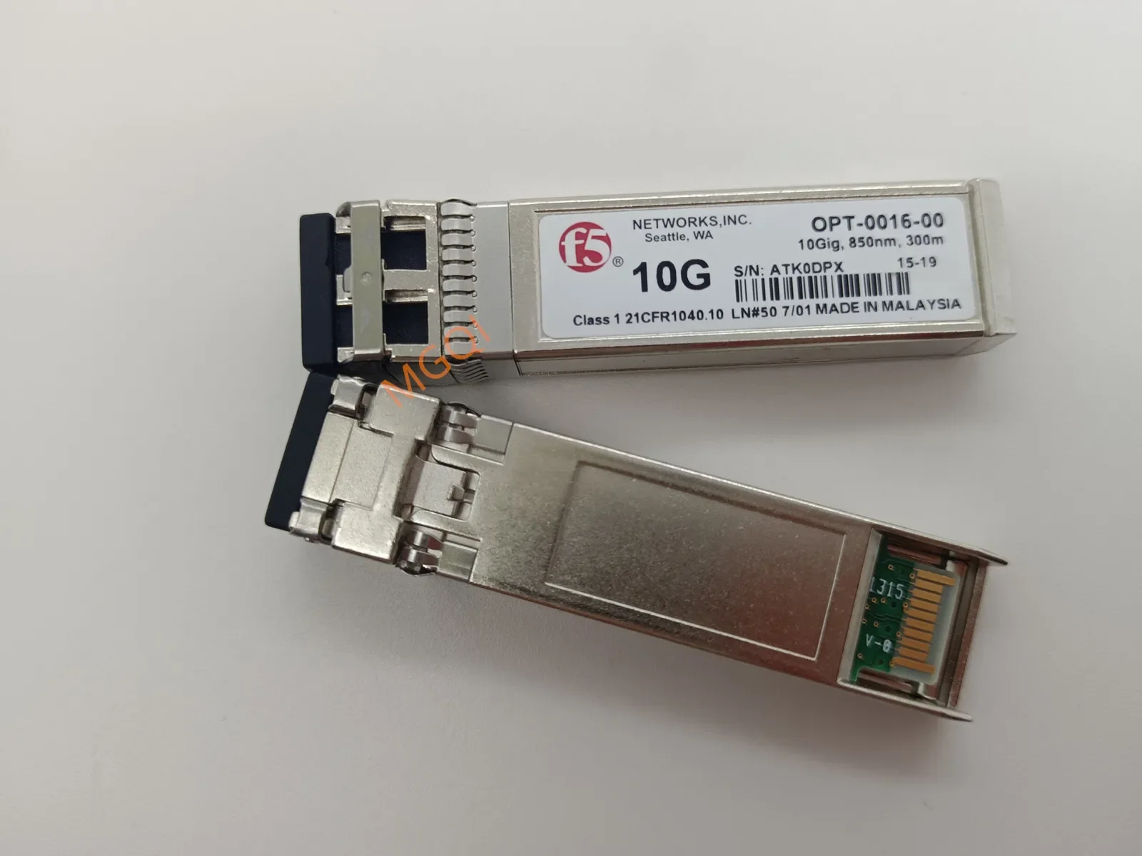 1 個 F5 ネットワーク sfp 10 グラム光ファイバー/OPT-0016-00 10 グラム、850nm、300 メートル/F5 10 グラム光ファイバーモジュール