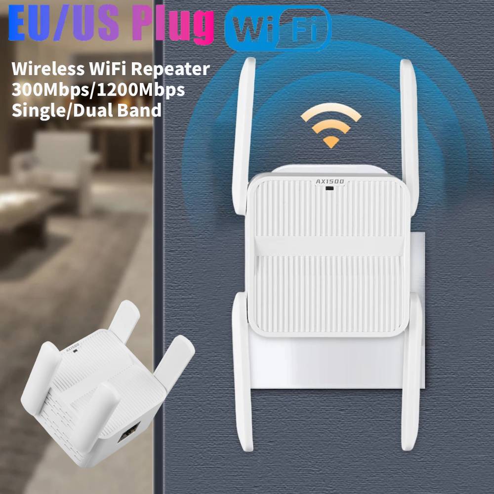 1200Mbps 5Ghz WiFi 6 リピーター デュアルバンド WiFi エクステンダー アンプ 2.4G