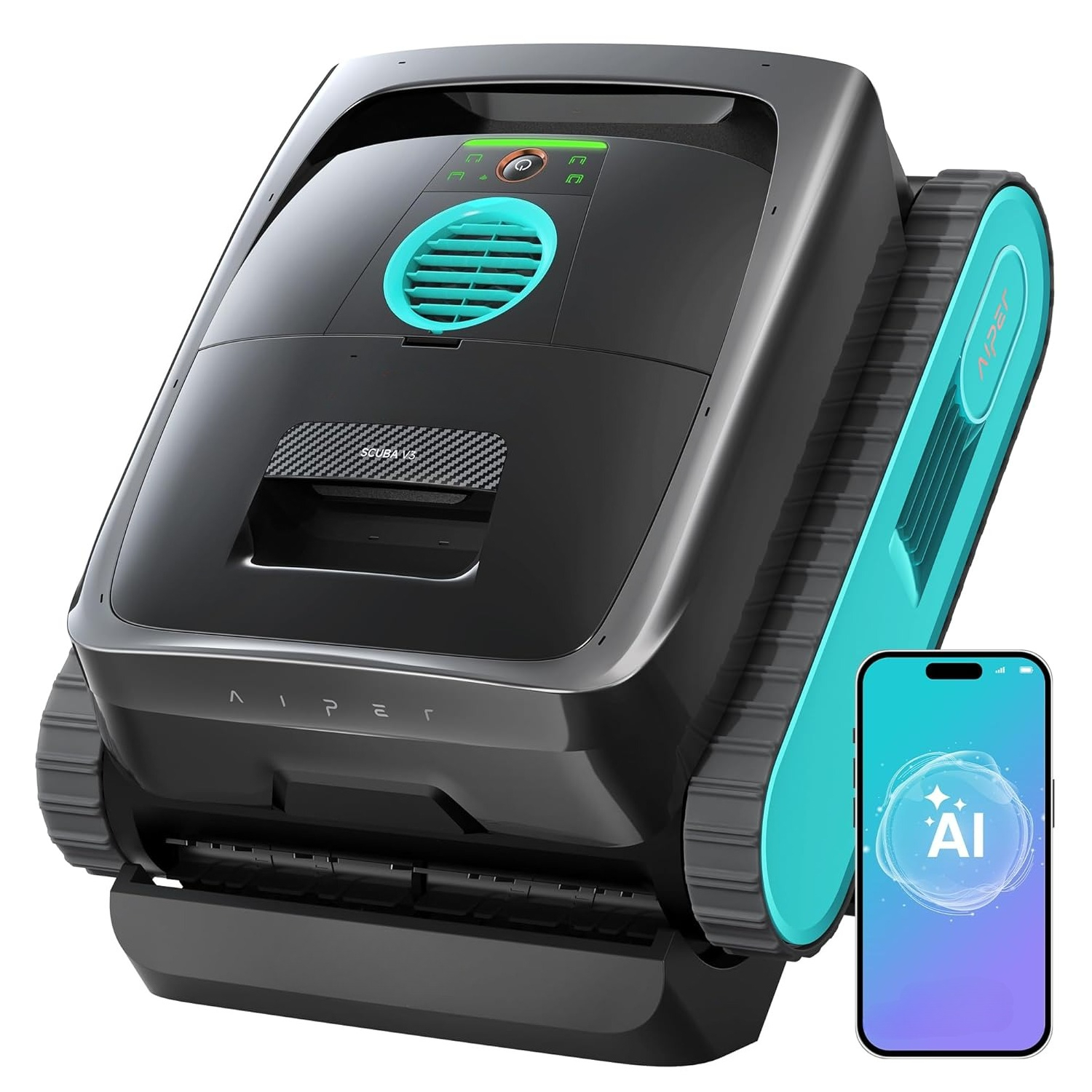 ワイヤレス充電ドック付きコードレスロボットプールクリーナー、スマートウォーターラインパーキング、カスタム