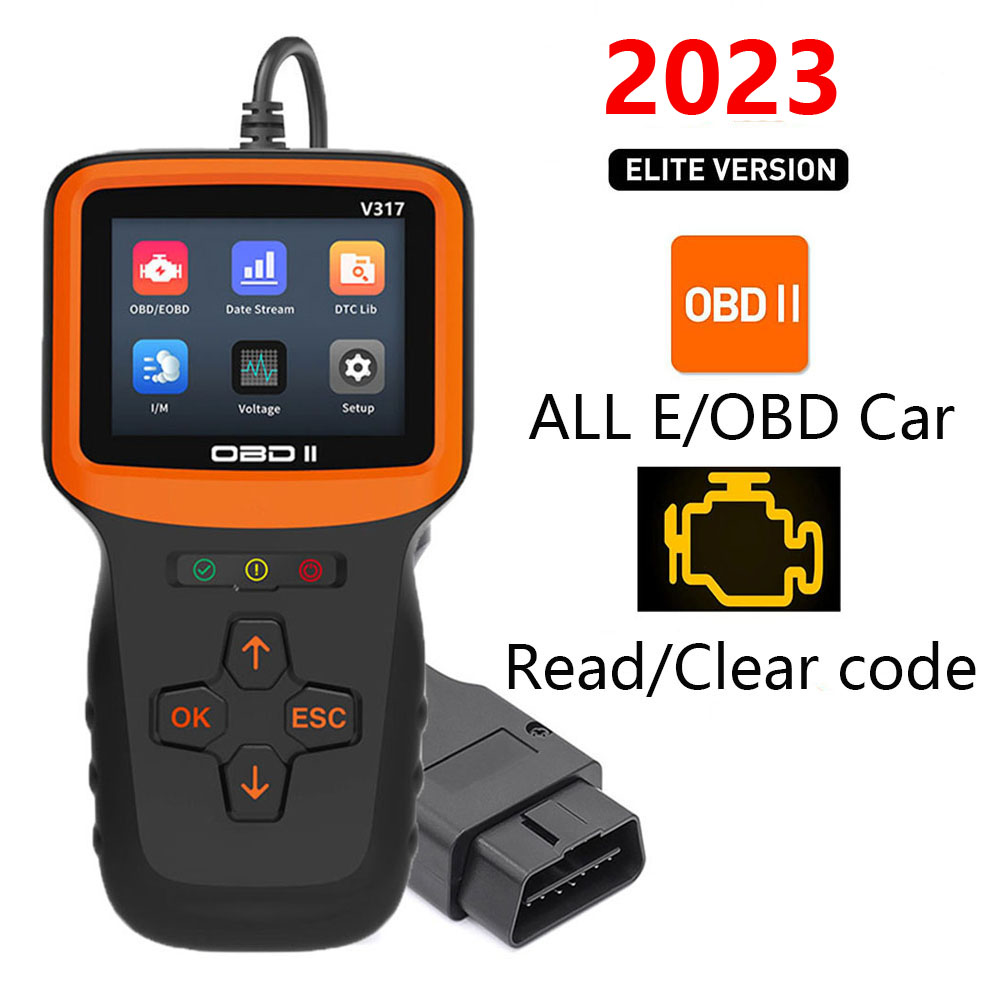 OBD2 スキャナ HD スクリーン OBD II 車診断ツール ホンダ シビック アコード フィット プジョー シトロエン Vw アウディ OBD スキャナー用