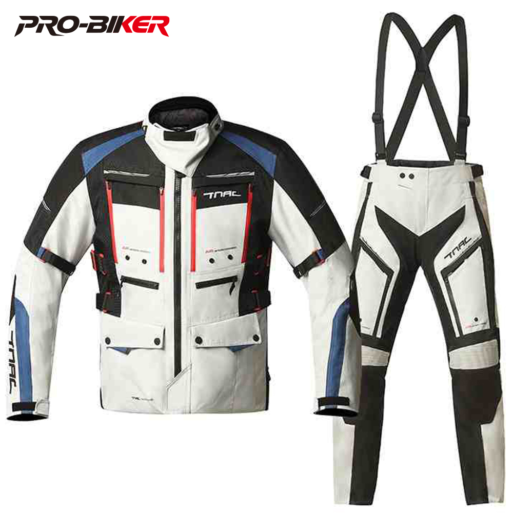 プロのオートバイのジャケットマンレーシングジャケットウェアラブルアーマーオートバイパンツモト服 CE プロテクター 4 シーズン
