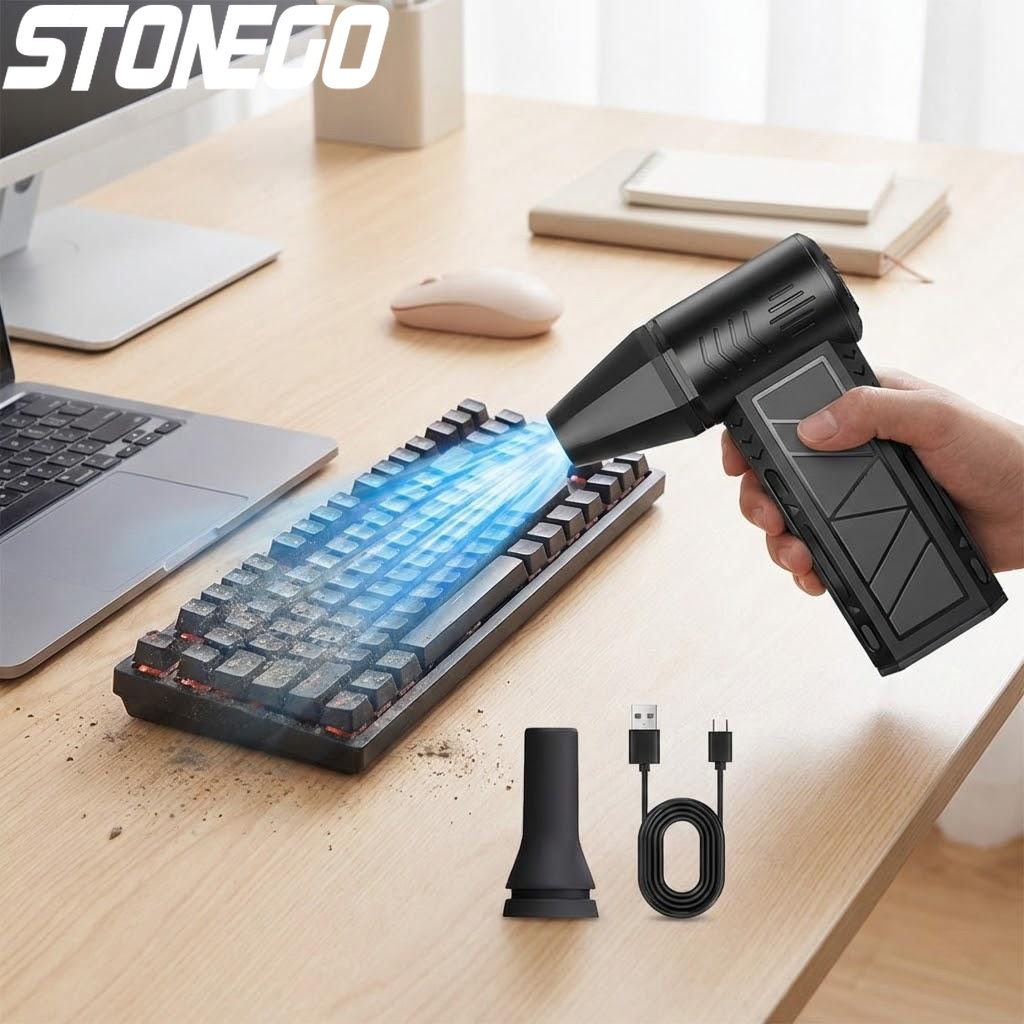 充電式コードレスジェットドライブロワー USB 掃除機 3 ギア 110000 RPM 車のクリーニング用電動送風機